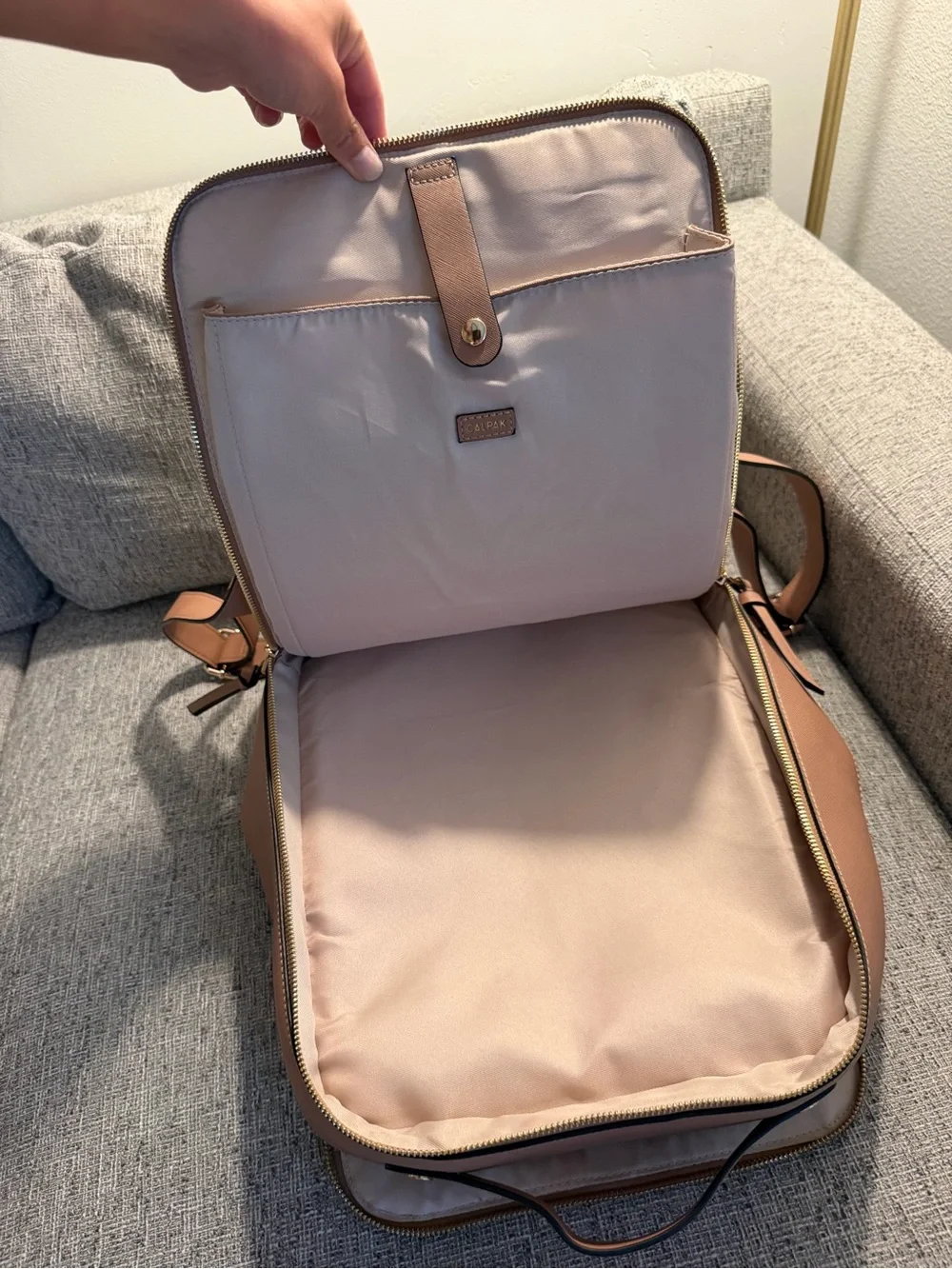 CALPAK Kaya 15” Laptop Backpack – Caramel